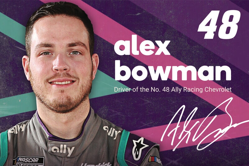 Alex Bowman - No. 48 NASCAR Driver | Ally Racing