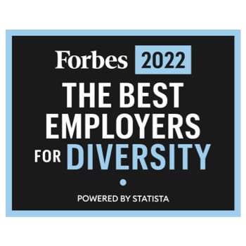 Forbes 2022 Best Employers for Diversity award