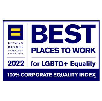 Human Rights Campaign Foundation 2022 Best Places to Work for LGBTQ Equality award